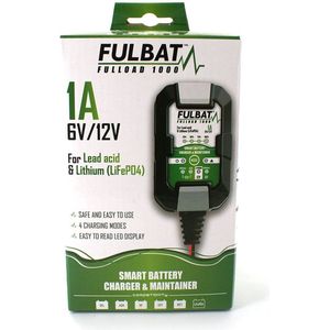 Fulbat - Fulload 1000 - Acculader - 6V/12V - Automatisch - Plug and Play