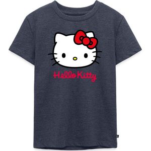 Hello Kitty Klassiek Portret Met Hello Kitty Tekst Premium T Shirt Kinderen