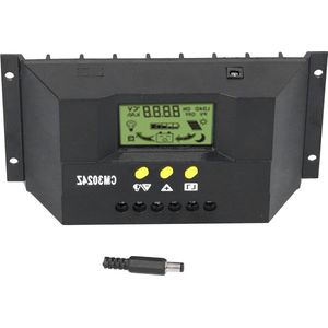 CM3024Z PWM Solar Controller Lcd-scherm Zonnepaneel Intelligent Regulator 12V 24V(30A) .
