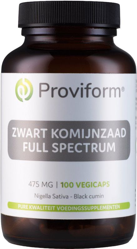 Proviform - Komijnzaad - Capsules - Zwart - 100 Stuks