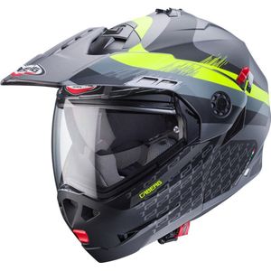 Caberg Tourmax X Sarabe Grijs Geel Systeemhelm - Maat L - Helm