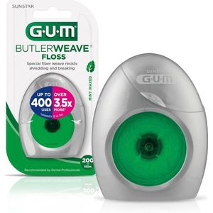 GUM ButlerWeave Dental Floss 200 Yard - tandflos,muntsmaak -