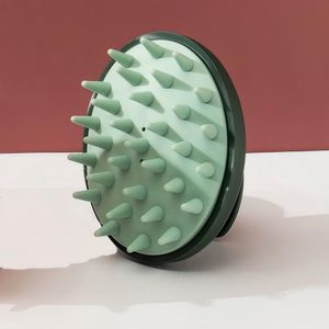 Gloovon® - Scalp Massager - Siliconen massageborstel voor de haren - Scalp brush - Massage borstel - Haargroei Versneller - Anti roos - Donkergroen