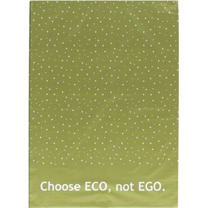 Verzendzakken voor Kleding - 100 stuks - 33.5x43cm - Groen Verzendzakken Webshop - Verzendzakken plastic met plakstrip