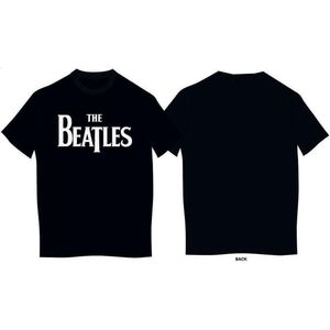 The Beatles - Drop T Logo Kinder T-shirt - Kids tm 2 jaar - Zwart