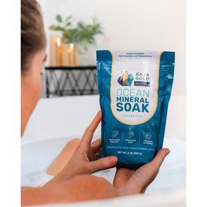 Baja Gold Ocean Mineral Soak - Mineraalrijk Badzout - Ongeparfumeerd - 907 gram - My Minerals