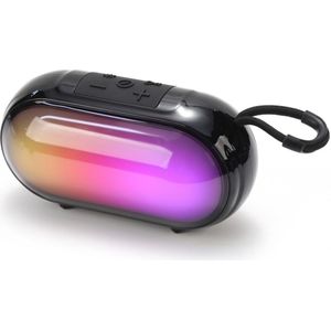 Draadloze Bluetooth Speaker - Stereo Geluid - Kleurrijke LED Verlichting - FM Radio - TWS Verbinding - 1200mAh Batterij - Draagbare Speaker Voor Binnen En Buiten
