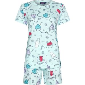 IJsjes shortama katoen Rebelle - Blauw - Maat - 42