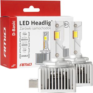 AMiO - DBasicserie D1S/D1R - LED Dimlichten - Wit - 6800 Lumen