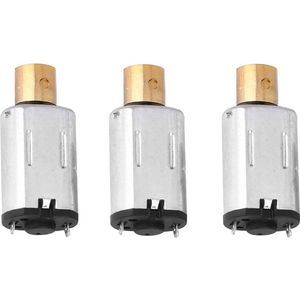 3 stuks vibratiemotor DC 15 V 3 V 6 V 1000 rpm M20 mini motor excentrisch wiel messing elektrisch roterend voor schoonheidsinstrumenten .