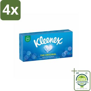 Kleenex Original Tissues 72 stuks per verpakking - Voordeelverpakking - 4 stuks - Kleenex tissues - Tissues voor het hele gezin