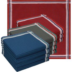 Stoffen Zakdoeken Leo Dessin 6 12 stuks 40x40 cm