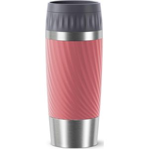 Tefal Travel Mug Easy Twist Thermosfles - Koraalrood - 0,36 liter