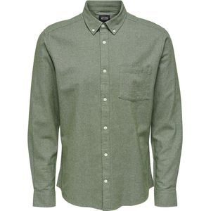 ONLY & SONS ONSNIKO LIFE LS MELANGE SHIRT NOOS Heren Overhemd - Maat L