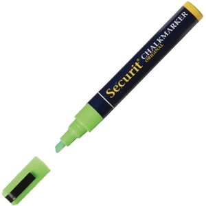 SECURIT KRIJTMARKER MED GROEN