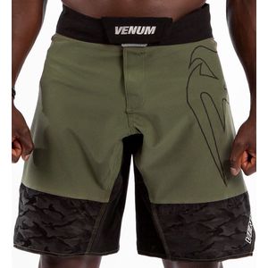 Venum Light 4.0 Fight Shorts Khaki Zilver XL - Jeansmaat 36/37