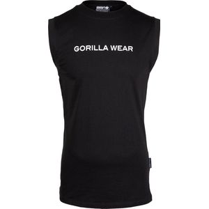 Gorilla Wear Sorrento Mouwloos T-shirt - Zwart - XL