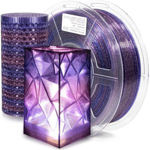 Shiny Blue Purple Gradient 1.75mm PLA Filament 1KG Spool +/- 0.02mm Accuracy