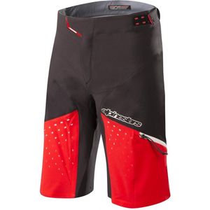 Alpinestars MTB broek kort Heren Zwart Rood / AL Drop Pro Shorts-Black Red - 30