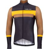Nalini - Heren - Fietsshirt - Lange mouwen - Wielrenshirt - Najaar - Winter - STELVIO LS JERSEY - BLACK/GREEN CUMIN - M