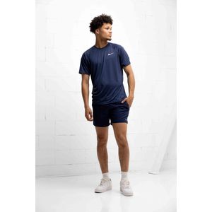 Nike Swim Nike Essential - Short sleeve hydroguard Heren Zwemshirt - Midnight navy - Maat XS