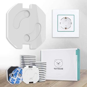 Stopcontact beveiliging kindveiligheid TÜV-gecertificeerde elektrische outlet covers babystekker beveiliging schroefbaar deksel 20 stuks zwart (2022) Stopcontact beveiliging