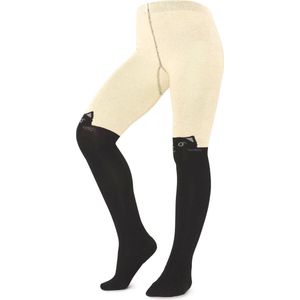 Merry Style Kinderen Panty - 120 DEN - Meisjes – Katoen – Zand – 98-104 - MS-GI-D003