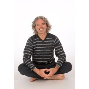 Perlina - Herenpyjama ""James"" - Grijs- M