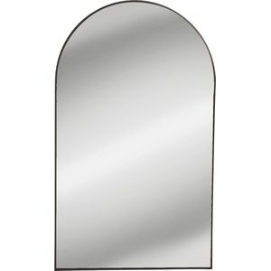 Grote Passpiegel Ovaal Zwart - Metaal - Spiegel - Hangspiegel - Wandspiegel - 200x120 cm