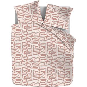 Zydante - Dekbedovertrek - Taupe - LitsJumeaux 240x220 cm - Microvezel