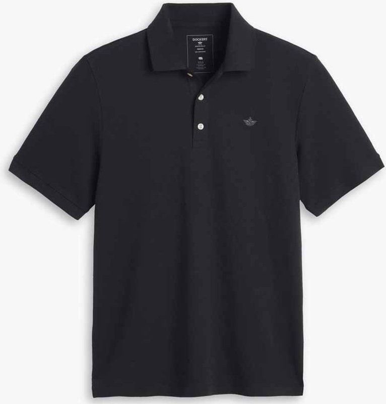Dockers T2 Korte Mouw Poloshirt Zwart M Man
