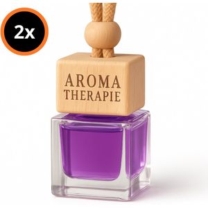 Reqz Products Autoparfum Set van 2 Stuks - Bloemige geur - Luchtverfrisser - Auto Geurverfrisser