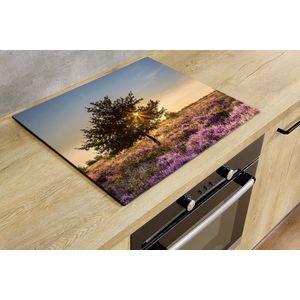 Inductiebeschermer - Heide - 80x52 cm - Inductiebeschermer - Inductie Afdekplaat Kookplaat - Inductie Mat - Anti-Slip - Keuken Decoratie - Keuken Accessoires