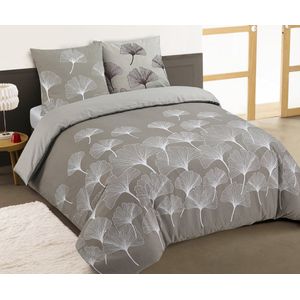 Vision Ginko - Flanel - Omkeerbaar Dekbedovertrek - 240 x 220 cm - 100% Katoen Flanel