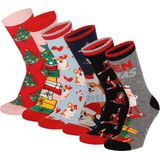 Morethansocks - Kerstsokken - Dames - 6-Pack