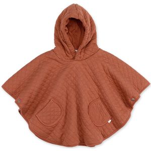 BEMINI Reisponcho - 9-36m - Pady Quilted + jersey - Brick