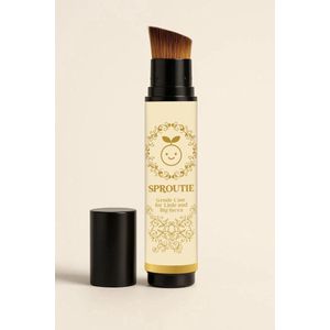 Sproutie – The Original – Hervulbare beautykwast – Crème met goud