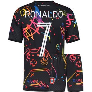 Portugal Voetbaltenue Ronaldo - Ronaldo Tenue - Gaming - Voetbaltenue Kinderen - Shirt en Broekje - Jongens en Meisjes - Volwassenen - Heren en Dames-116