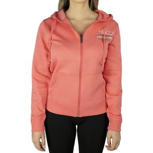 Skechers Full Zip Hoodie WJA267-CRL, Vrouwen, Roze, Sweatshirt, maat: S