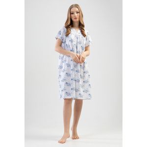 Vienetta - Dames Nachthemd, Korte Mouwen - M