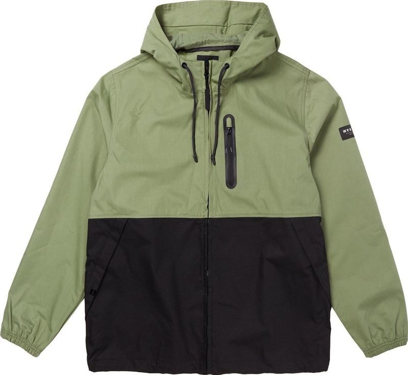 Mystic Heren Jas Canvas Jacket - Olive Green