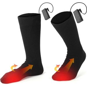 oCreon Elektrisch Verwarmde Sokken voor Mannen en Vrouwen - 50℃ Constant Hitte - Batterij Aangedreven Sokken