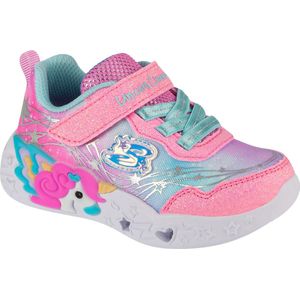 Skechers - Unicorn Dreams - Klittenbandschoenen - Met Licht - Meisjes Sneaker