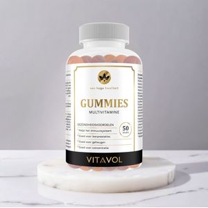 VITAVOL - Gummies Multivitamine - 50 stuks - De lekkerste manier om gezond te blijven!