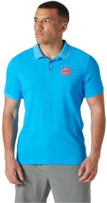 Helly Hansen Hp Race 2.0 Korte Mouw Poloshirt Blauw 2XL Man