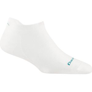 Run No Show Tab Ultra-Lightweight - White- Hardloopsokken van merinowol