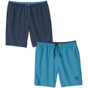 ATLAS FOR MEN - 2-pack zwemshorts - Heren - Verkrijgbaar in grote maten - L