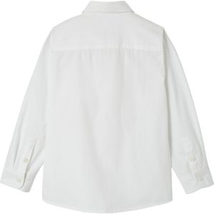 Overhemd - Wit - Voor Jongens - Lange Mouwen - Katoenen Popeline