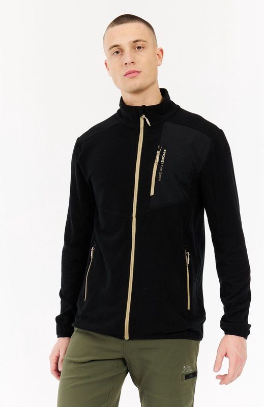 Protest - PRTPallas - Fleece Vest - True Black - Outdoor - Lange Mouwen