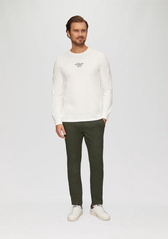 Chino broeken - Effen - Slimfit - Lang/maxi